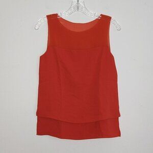 Rachel Roy Burnt Orange Tank Top Blouse Shirt